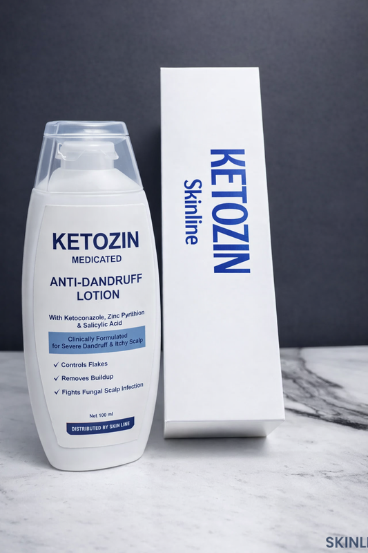 Ketozin Lotion 100ml (Ketoconazole) - Anti-Dandruff Treatment | SKINLINE